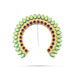 Hair Arch - 5.5 x 6 Inches | Stone Arch/ Hair Accessory/ Multicolour Stone Jewellery for Deity - Head & Face Accessories