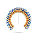 Hair Arch - 5.5 x 6 Inches | Stone Arch/ Hair Accessory/ Multicolour Stone Jewellery for Deity - Head & Face Accessories