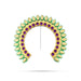 Hair Arch - 7.5 x 8 Inches | Stone Arch/ Hair Accessory/ Multicolour Stone Jewellery for Deity - Head & Face Accessories