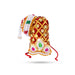 Andal Moti Crown - 2.5 x 3 Inches | Velvet Kireedam/ Mukut/ Kiritam for Deity - Head & Face Accessories