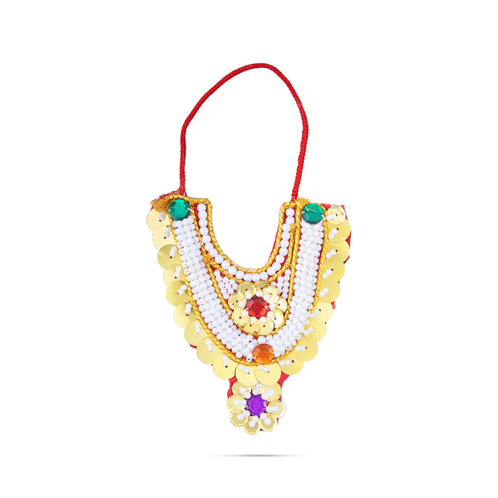 Muthangi - 5 x 4 Inches | Deity Necklace/ Jewellery for Deity Decor