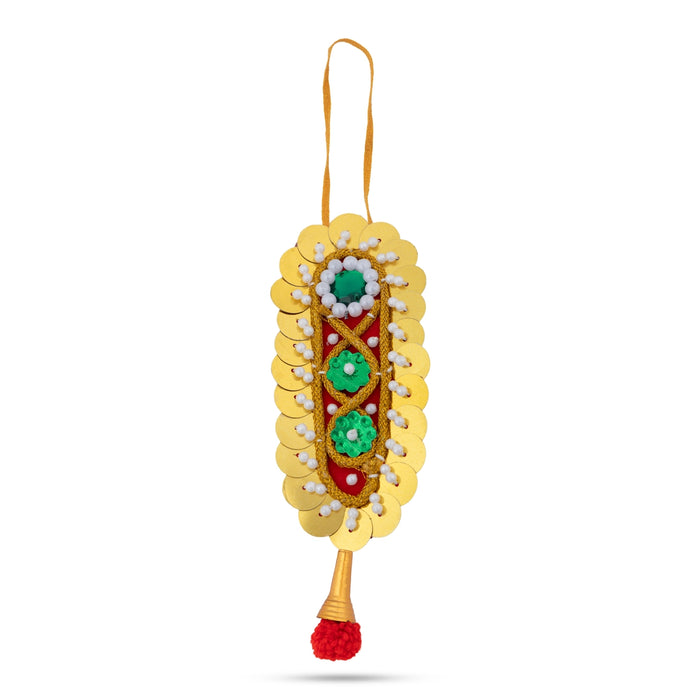 Amman Jadai - 4 Inches | Deity Hair Decoration/ Goddess Jadai Alankaram/ Hair Ornament for Amman Alankaram