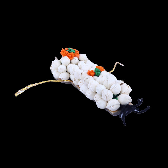 Jadai - 5.75 x 2.5 Inches | Readymade Jadai/ Artificial Flower Jadai/ Hair Accessories for Deity