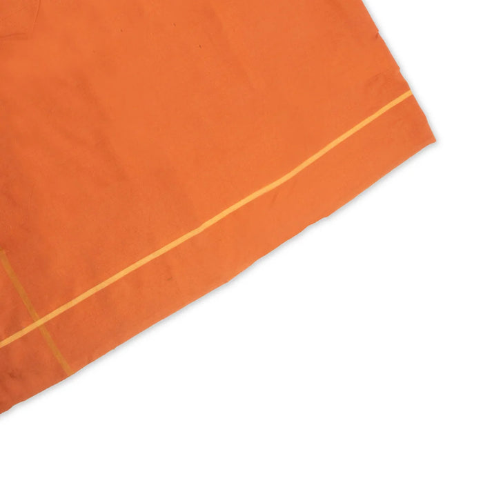 Angavastram - 30 x 60 Inches | Mudi Design Kavi Thundu/ Kavi Thorthu/ Melmundu for Men - Shawls & Towels