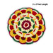 Rangoli Mat - 2 x 2 Feet | Micro Tufted Rug/ Rangoli Floor Mat/ Reusable Rangoli Mat for Home Decor - Kolam & Rangoli