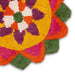 Rangoli Mat - 15 x 15 Inches | Flower Design Muggu Mat/ Rangoli Floor Mat - Kolam & Rangoli