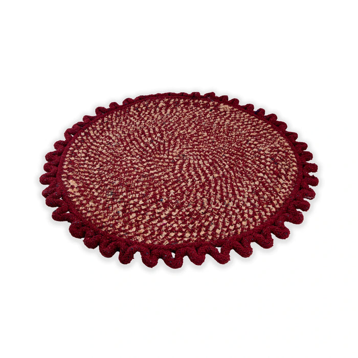 Doormat - 19 Inches | Round Shape Entrance Mat/ Welcome Mat for Home - Door Mat