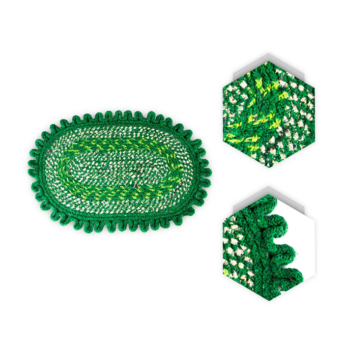 Doormat - 22 x 14 Inches | Oval Shape Entrance Mat/ Welcome Mat for Home - Door Mat