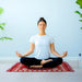 Yoga Mat - 21.5 x 21.5 Inches | Aasan Mat/ Pooja Mat for Meditation - Yoga Mat & Aasan