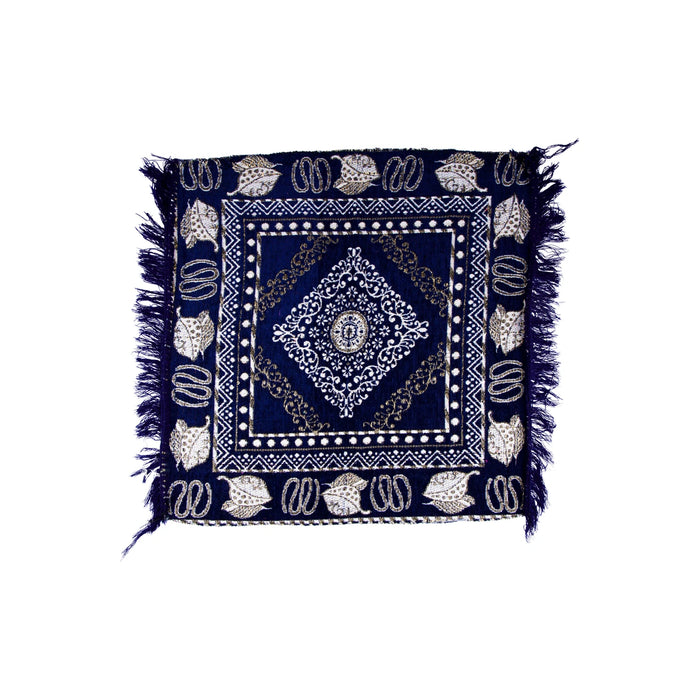 Yoga Mat - 21.5 x 21.5 Inches | Aasan Mat/ Pooja Mat for Meditation - Yoga Mat & Aasan