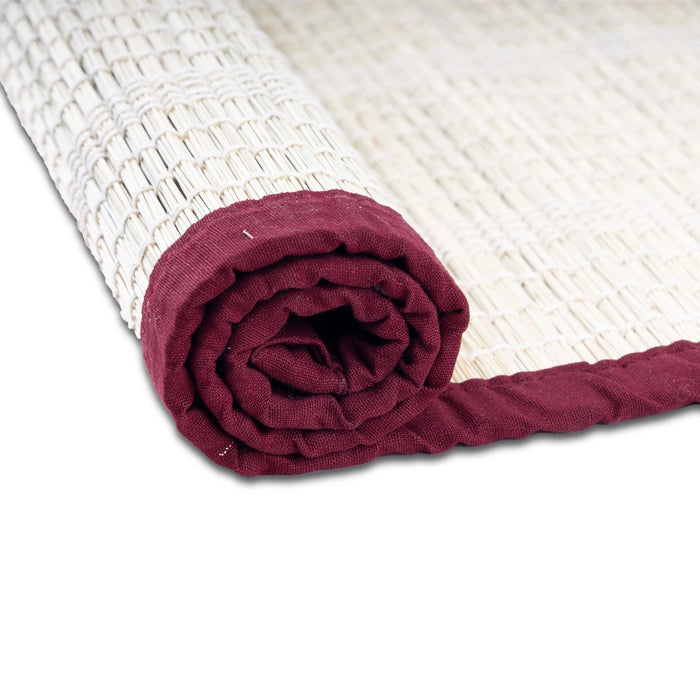 Yoga Mat - 24 x 24 Inches | Dharba Grass Meditation Mat/ Pooja Aasan/ Kusha Grass Mat for Home - Yoga Mat & Aasan