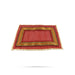Pooja Aasan - 9 x 13 Inches | Satin Pooja Mat/ Jari Design Pooja Aasan Mat for Deity - Pooja Aasan & Bajot & Pooja Mat