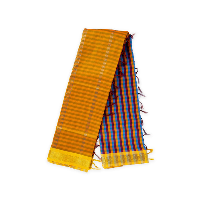 Traditional Saree | Paalum Pazhamum Border Design Pudavai/ Ethnic Saree/ South Indian Saree For Festive Wear - Sarees & Blouse