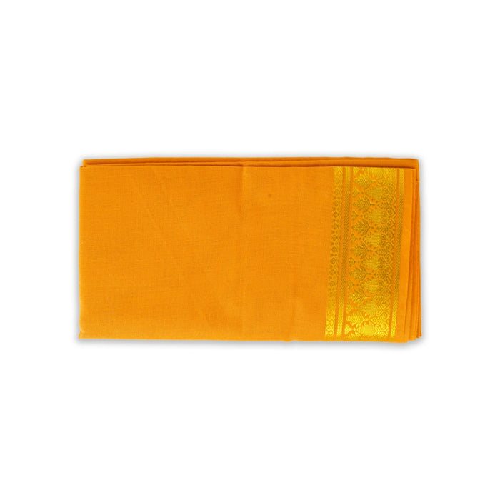 Blouse Bit - 1 Mtr | Poly Cotton Blouse Piece/ Jari Border Unstitched Blouse Piece for Women - Sarees & Blouse