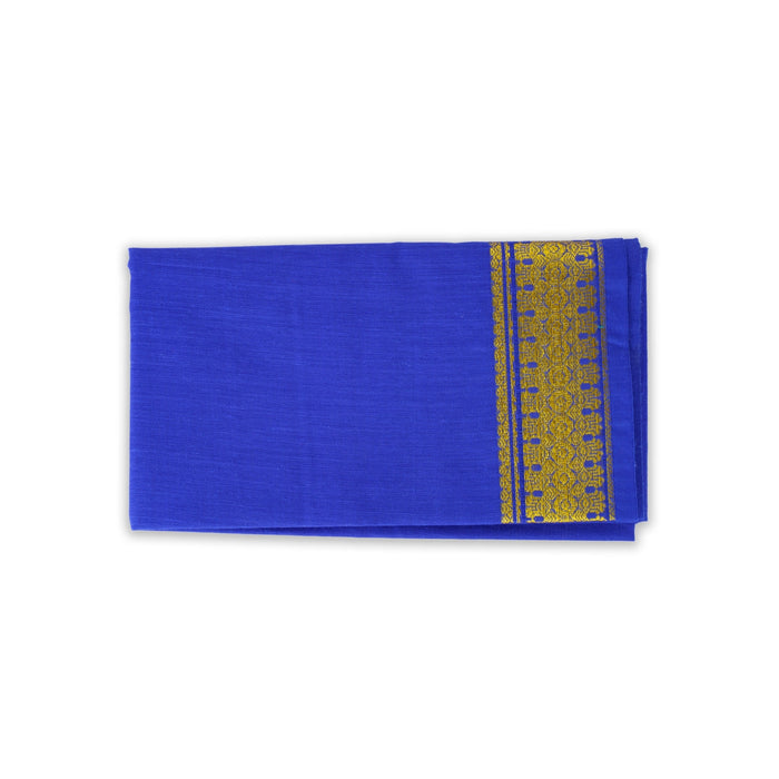 Blouse Bit - 1 Mtr | Poly Cotton Blouse Piece/ Jari Border Unstitched Blouse Piece for Women - Sarees & Blouse