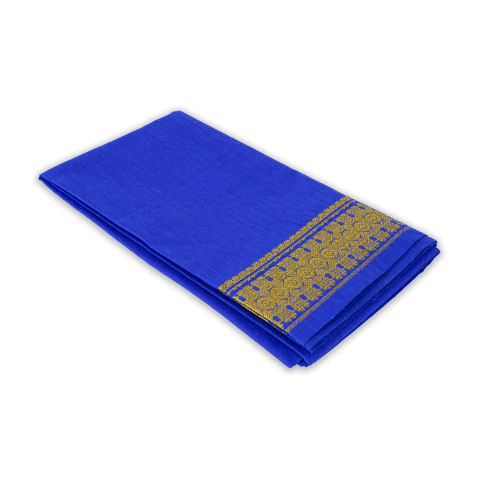 Blouse Bit - 1 Mtr | Poly Cotton Blouse Piece/ Jari Border Unstitched Blouse Piece for Women - Sarees & Blouse