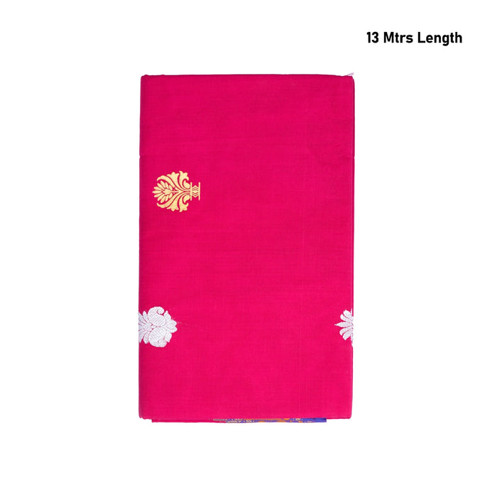 Saree - 13 Mtrs | Cotton Saree/ Handloom Saree/ Jarigai Print Traditional Saree for Women