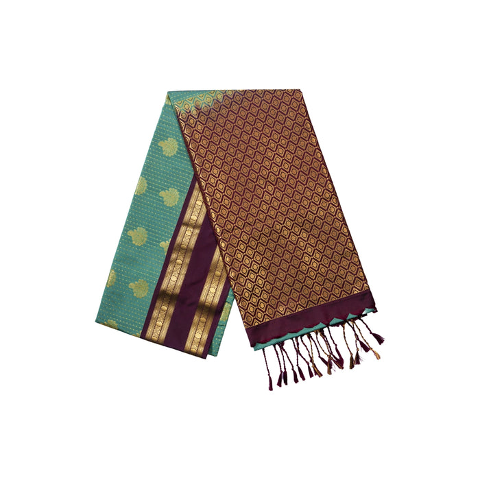Saree - 13 Yards | Traditional Wear Saree/ Luxury Soft Silk Saree/ Jari Border Design Pudavai for Women