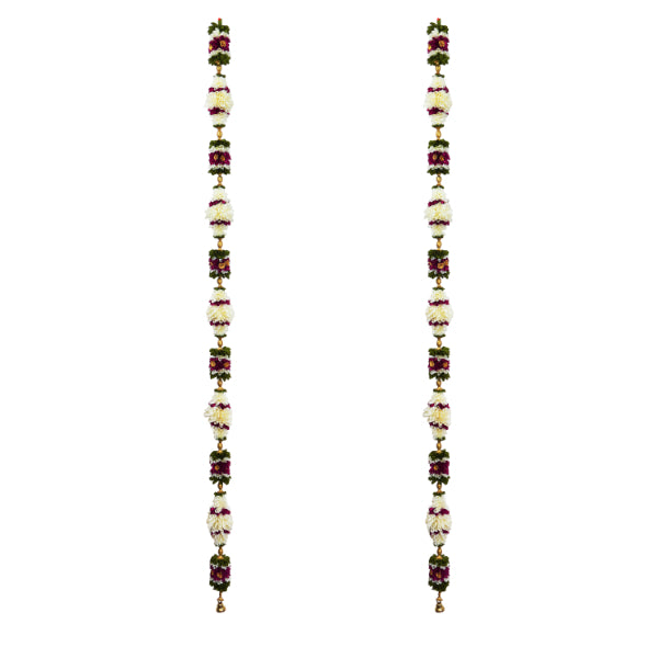 Door Toran Set - 7 Feet | Artificial Flower Toran/ Thoran/ Bandanwar for Door Decor/ Assorted Design & Colour - Toran