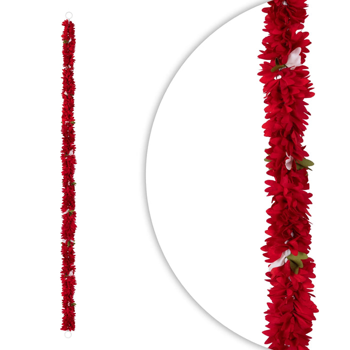 Flower Garland - 1 Mtrs | Floral String/ Artificial Mala/ Cloth Malai for Home Entrance