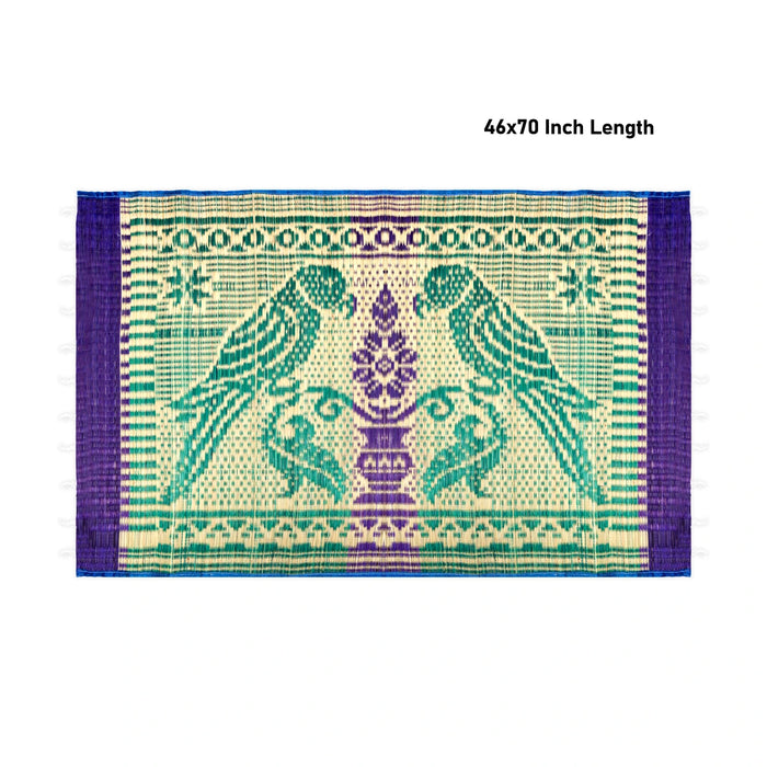 Floor Mat - 46 x 70 Inches | Korai Mat / Woven Mat / Mat for Living Room & Everyday Use