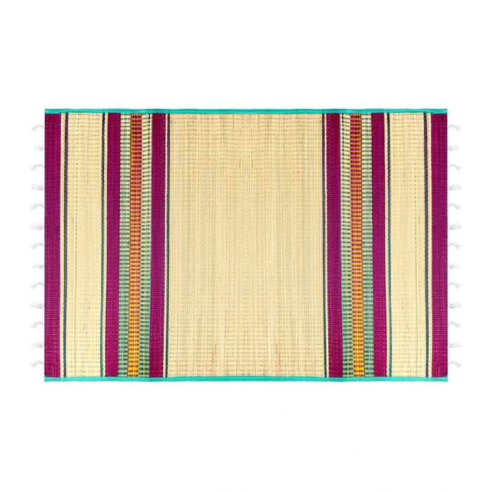 Korai Mat - 48 x 70 Inches | Reed Grass Floor Mat/ Bamboo Chatai/ Foldable korai Pai for Home