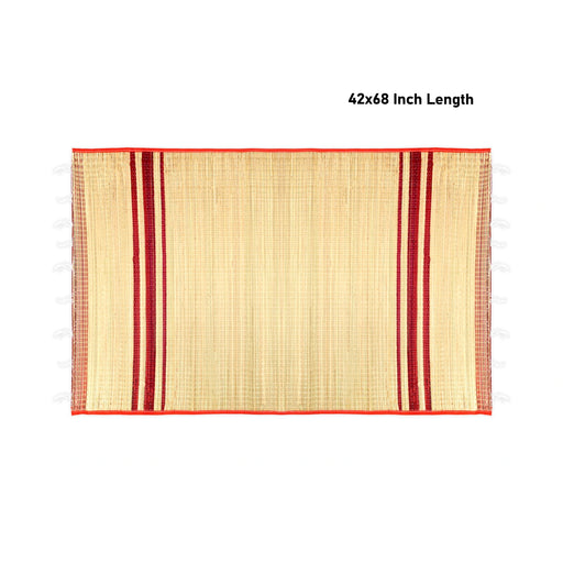 Mat - 42 x 68 Inches | Korai Mat / Paai / Floor mat / Yoga Mat / Sleeping Mat for Home - Kitchen