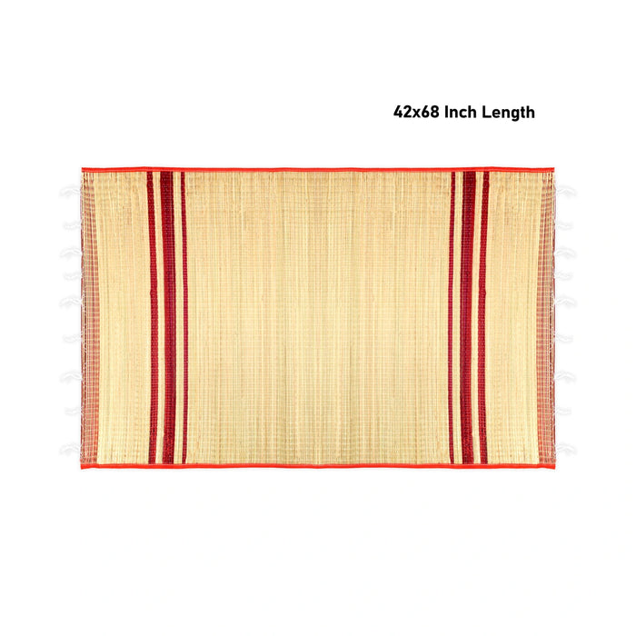 Mat - 42 x 68 Inches | Korai Mat / Paai / Floor mat / Yoga Mat / Sleeping Mat for Home - Kitchen