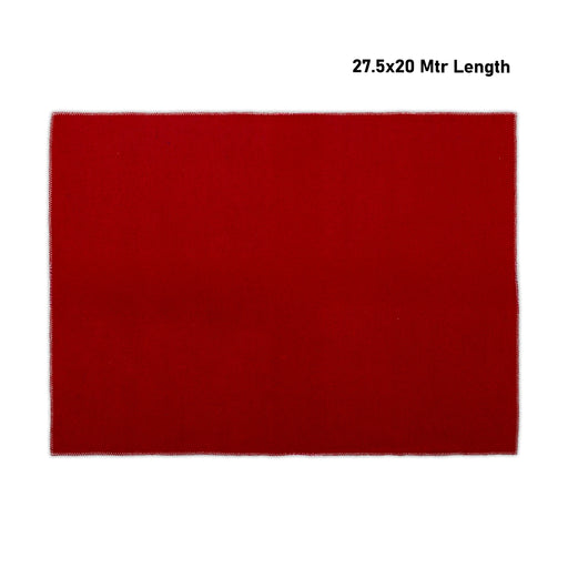 Yoga Mat - 27.5 x 20 Inches | Red colour Pooja Aasan/ Woolen Mat/ Cloth Pooja Mat for Meditation - Yoga Mat & Aasan