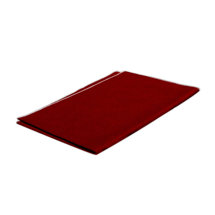 Yoga Mat - 28 x 19 Inches | Maroon Colour Pooja Aasan/ Woolen Mat/ Cloth Pooja Mat for Meditation - Yoga Mat & Aasan