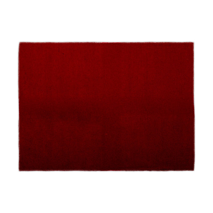 Yoga Mat - 28 x 19 Inches | Maroon Colour Pooja Aasan/ Woolen Mat/ Cloth Pooja Mat for Meditation - Yoga Mat & Aasan