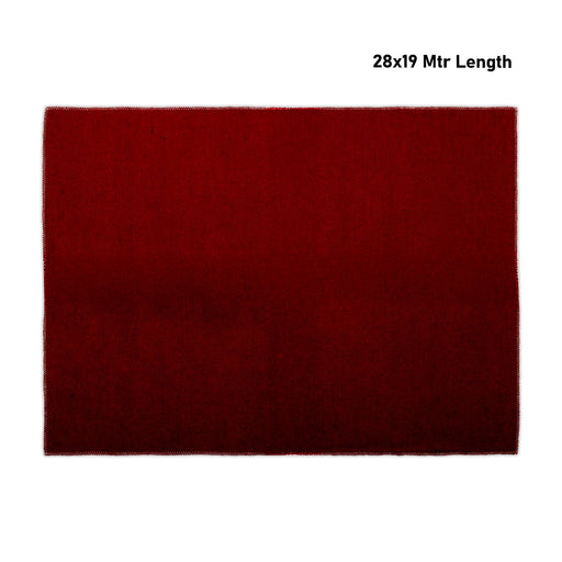 Yoga Mat - 28 x 19 Inches | Maroon Colour Pooja Aasan/ Woolen Mat/ Cloth Pooja Mat for Meditation - Yoga Mat & Aasan