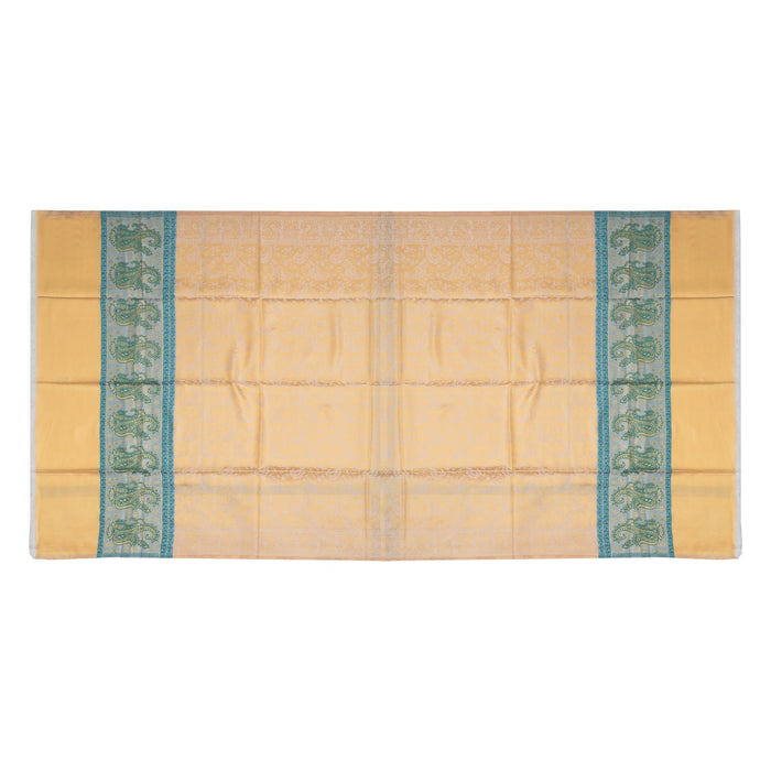 Ponnadai Shawl - 2 Mtrs | Jacquard Shabnam Cloth Ponnada Shawl/ Mango Design Ponnada Cloth For Honouring Guests - Shawls & Towels