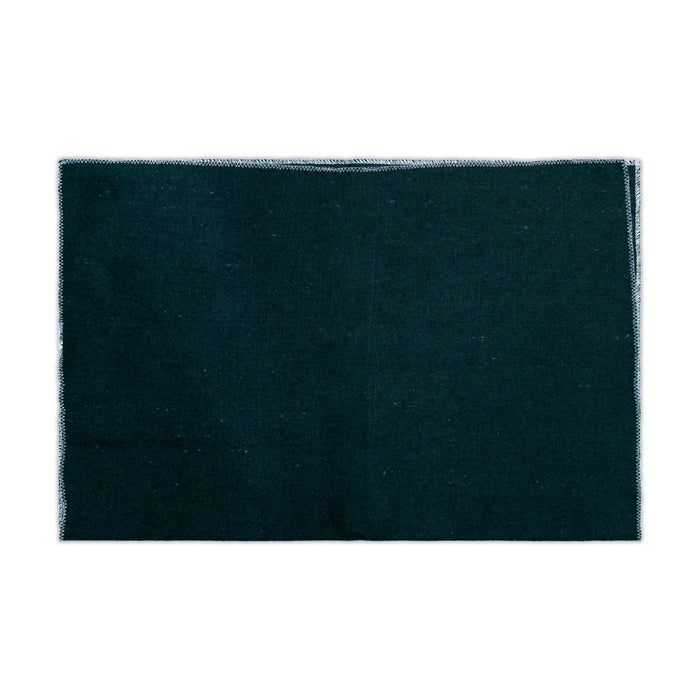 Yoga Mat - 27 x 20 Inches | Dark Green Colour Pooja Aasan/ Woolen Mat/ Cloth Pooja Mat for Meditation - Yoga Mat & Aasan