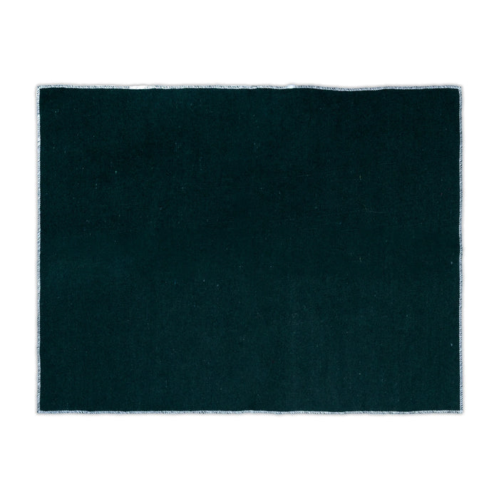 Yoga Mat - 27 x 20 Inches | Dark Green Colour Pooja Aasan/ Woolen Mat/ Cloth Pooja Mat for Meditation - Yoga Mat & Aasan