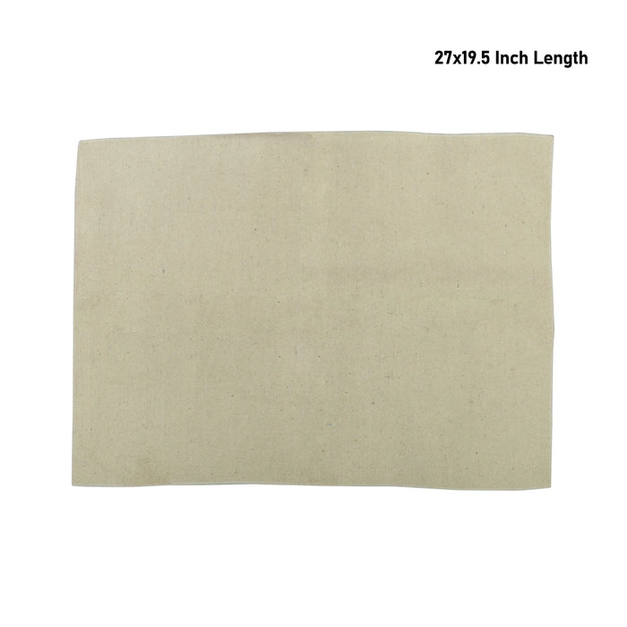 Yoga Mat - 27 x 19.5 Inches | White colour Pooja Aasan/ Woolen Mat/ Cloth Pooja Mat for Meditation - Yoga Mat & Aasan