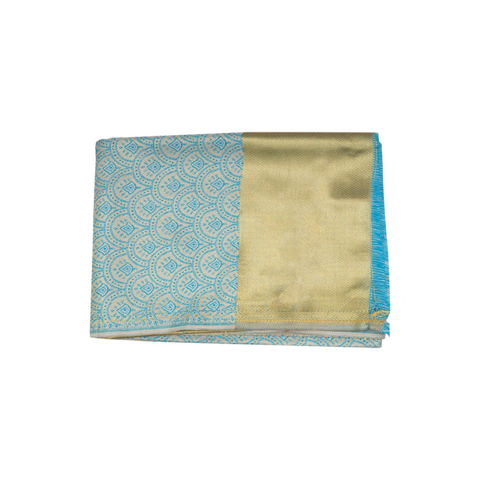 Ponnadai Shawl - 2 Mtr | Jari Design Ponnada Shawl/ Ponnada Cloth For Honouring Guests - Shawls & Towels