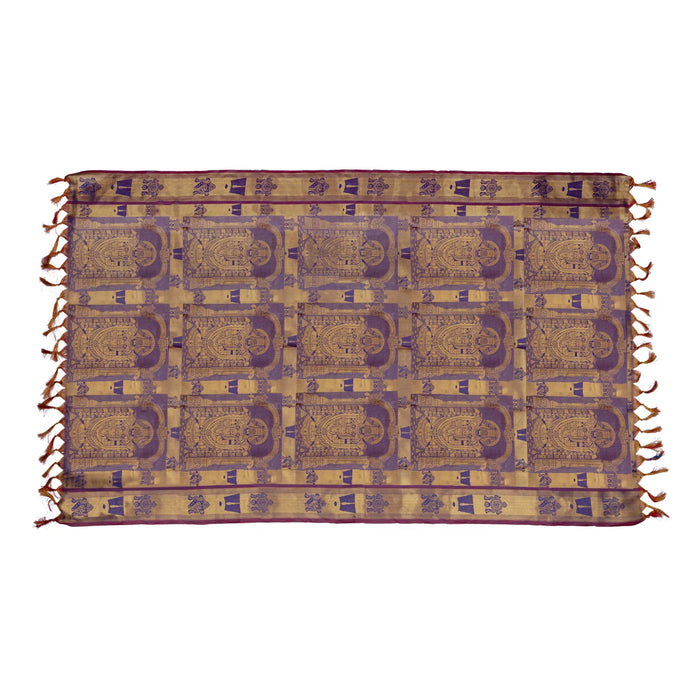 Ponnadai Shawl - 73 x 42 Inches | Balaji Design Angavastram/ Jari Design Ponnada Shawl for Men & Women - Shawls & Towels