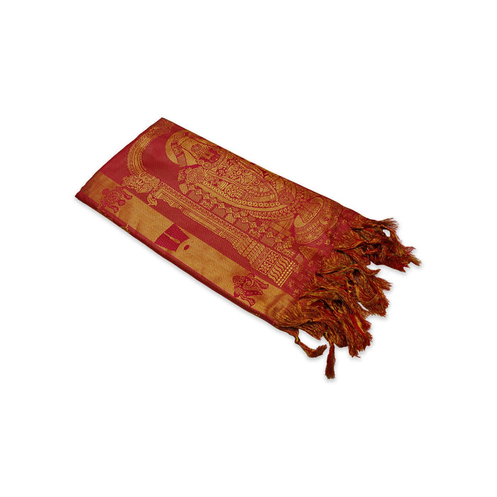 Ponnadai Shawl - 73 x 42 Inches | Balaji Design Angavastram/ Jari Design Ponnada Shawl for Men & Women - Shawls & Towels