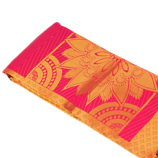 Shawl  - 2.25 Mtr - Chakkaram| Ponnadai Jari Shawls for Men/ Assorted Colour and Design - Shawls & Towels