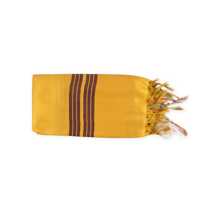 Ponnadai Shawl - 2.25 Mtrs | Tissue Cloth Thundu/ Plain Design Ponnada Shawl for Men & Women - Shawls & Towels