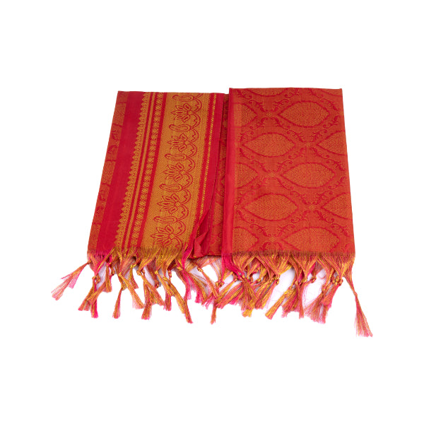 Shawl  - 2 Mtr - Jothika| Ponnadai Jari Shawls for Men/ Assorted Colour and Design