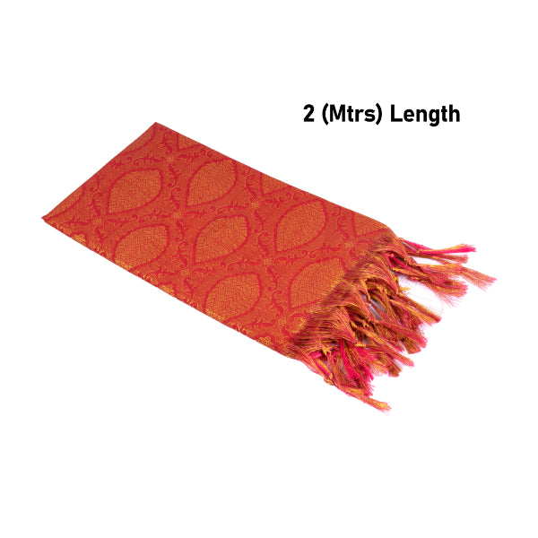 Shawl  - 2 Mtr - Jothika| Ponnadai Jari Shawls for Men/ Assorted Colour and Design