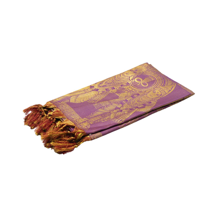 Ponnadai Shawl - 2 Mtrs | Silk Cloth Ponnada Shawl / Pandarinathar Design Ponnada Cloth For Men & Women - Shawls & Towels