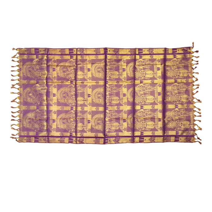 Ponnadai Shawl - 2 Mtrs | Silk Cloth Ponnada Shawl / Pandarinathar Design Ponnada Cloth For Men & Women - Shawls & Towels