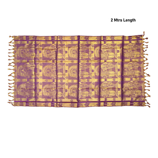 Ponnadai Shawl - 2 Mtrs | Silk Cloth Ponnada Shawl / Pandarinathar Design Ponnada Cloth For Men & Women - Shawls & Towels