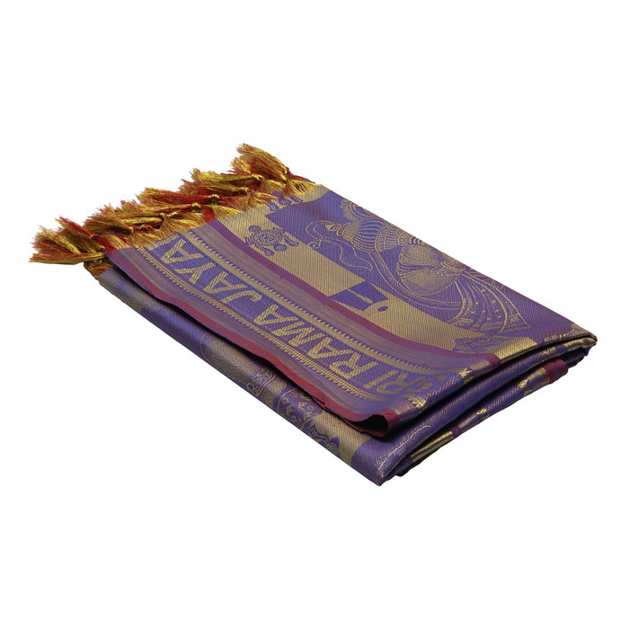Ponnadai Shawl - 2 Mtrs | Silk Cloth Ponnada Shawl / Anjaneyar Design Ponnada Cloth For Men & Women - Shawls & Towels