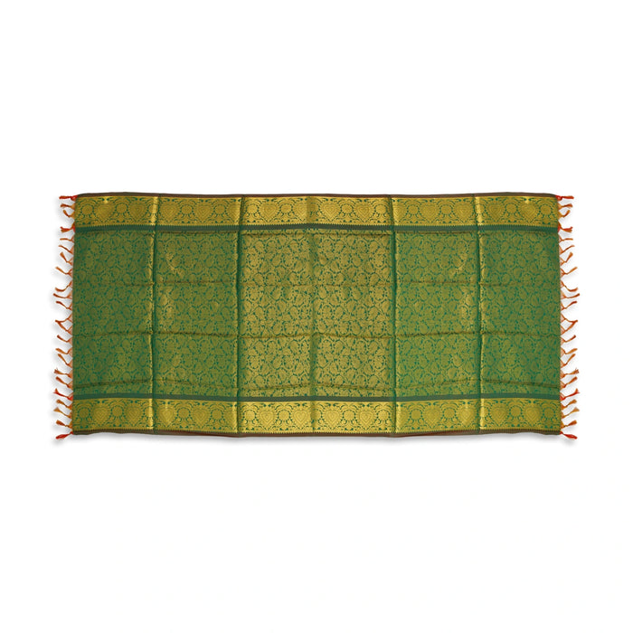 Ponnadai Shawl - 2.25 Mtrs | Flower Design Towel/ Ponnada Shawl/ Jari Design Angavastram for Men & Women - Shawls & Towels