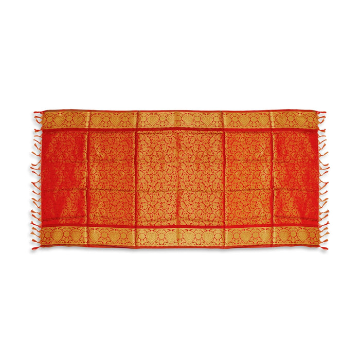 Ponnadai Shawl - 2.25 Mtrs | Flower Design Towel/ Ponnada Shawl/ Jari Design Angavastram for Men & Women - Shawls & Towels