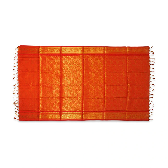 Ponnadai Shawl - 2.25 Mtrs | Flower & Mango Design Angavastram/ Jari Design Towel/ Ponnada Shawl for Men & Women - Shawls & Towels